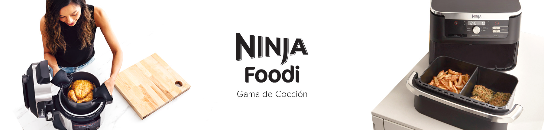 Gama de cocci&oacute;n Ninja Foodi: Freidoras de aire, Ollas el&eacute;ctricas, Parrilla de interior